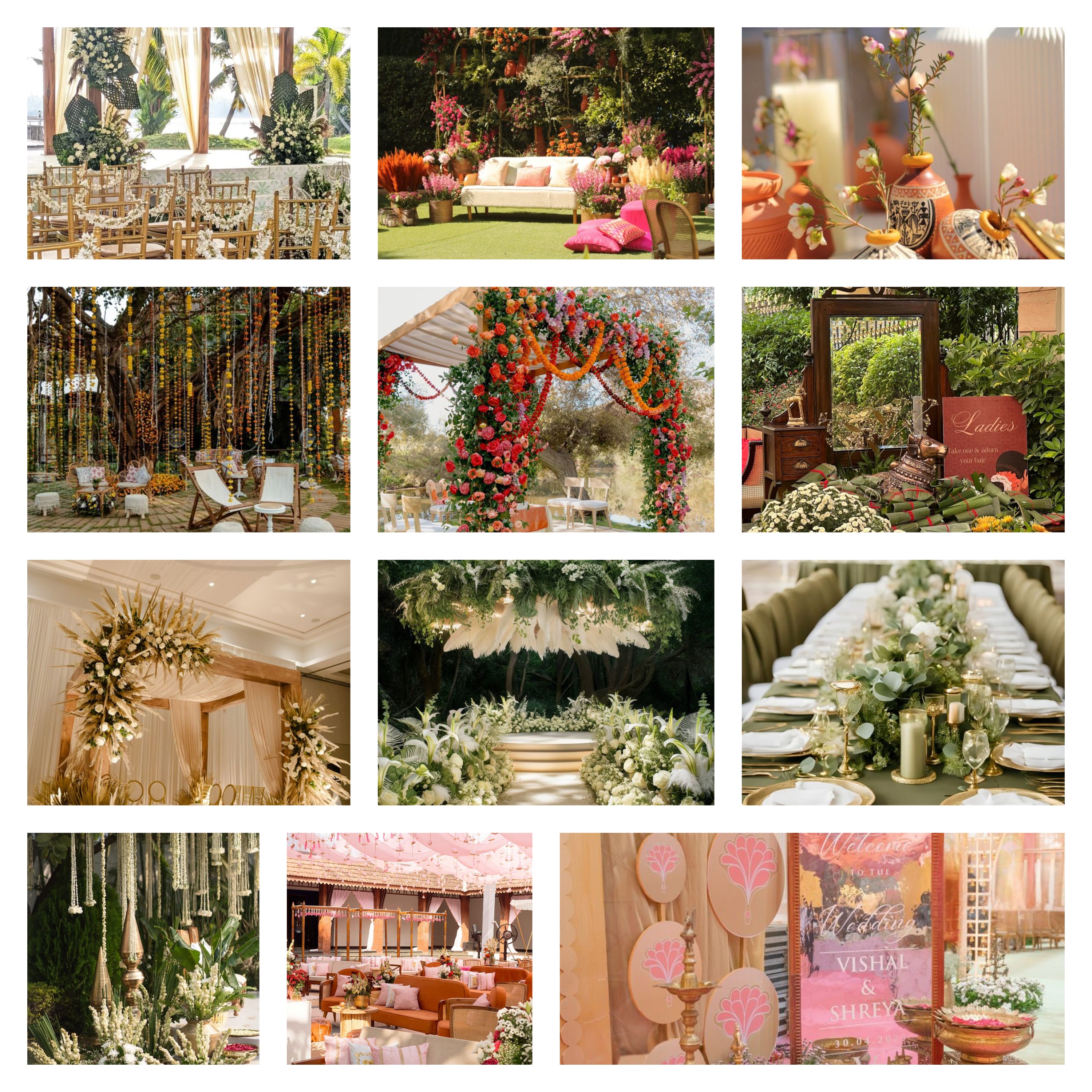 Decorators experienced in garden and open-air setups