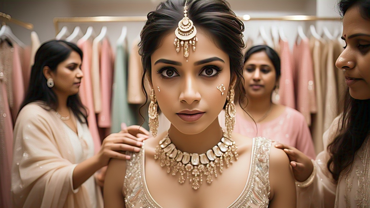 Bride eliminating wedding planning chaos by choosing Vibe-Guru from ShaadiVibe.